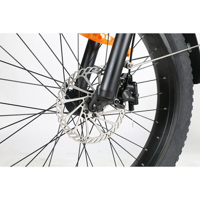 Bici de montaña eléctrica del neumático gordo del ODM, bicicleta plegable eléctrica de la montaña de Shimano